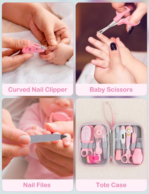 Baby Healthcare and Grooming Kit 15 in 1, Safe Baby Grooming...