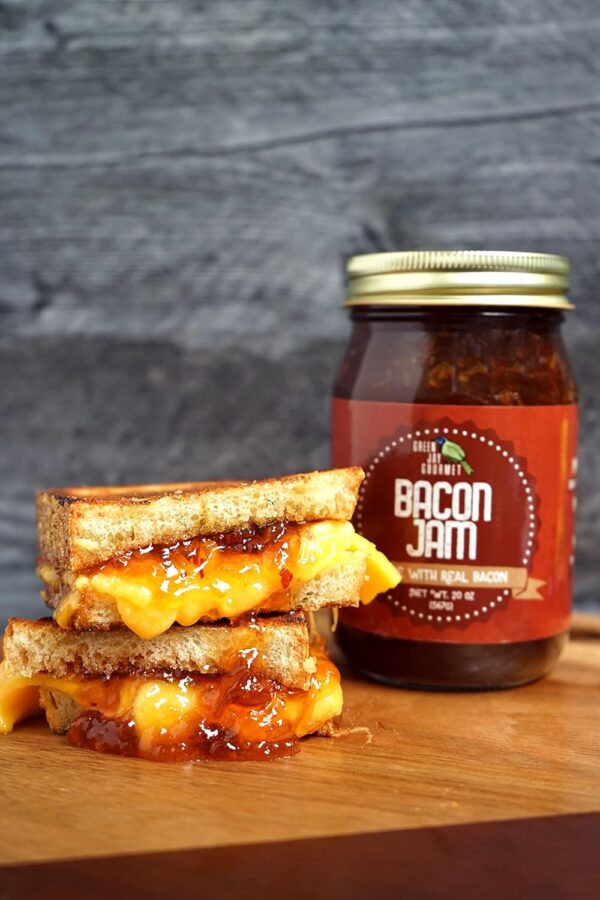 Green Jay Gourmet Bacon Jam - Classic Spread for Burgers, Sa...