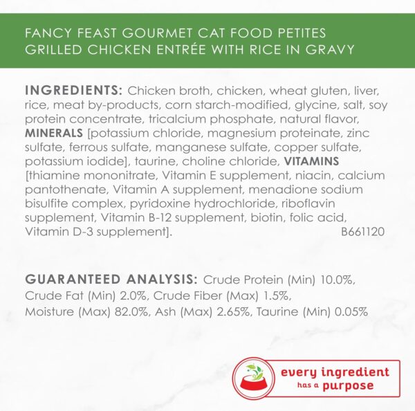 Purina Fancy Feast Petites Gourmet Gravy Wet Cat Food, Petit...