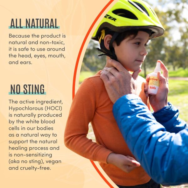 Active Skin Repair Kids First Aid Spray - Non-Toxic & Natura...