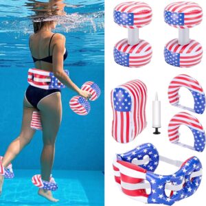 RunNico 7 Pcs PVC Water Workout Equipment, Aquatic Exercise ...