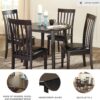 Signature Design by Ashley Hammis Round Dining Room Drop Lea...