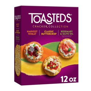 Toasteds Crackers, Cracker Collection, Lunch Snacks, Variety...