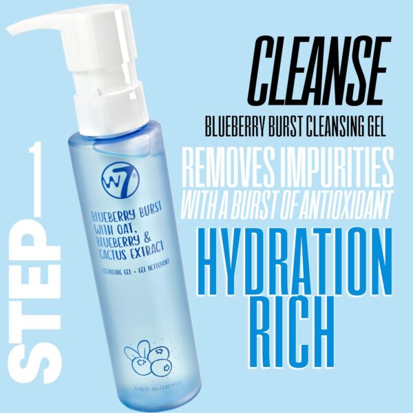 W7 Self Care Skincare Set | Face Cleanser, Toner, Serum, Moi...