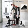 Home Gym, Multifunctional Workout Equipment with Leg Press, ...