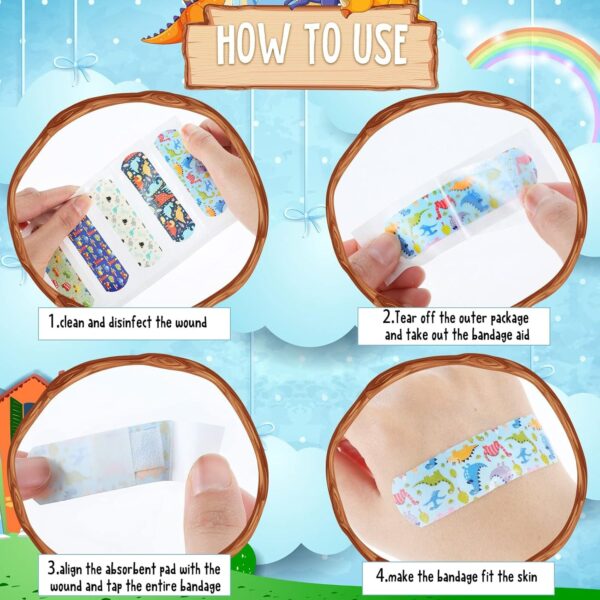 Patelai 300 Pieces Kids Bandages Bulk 10 Styles Children's A...