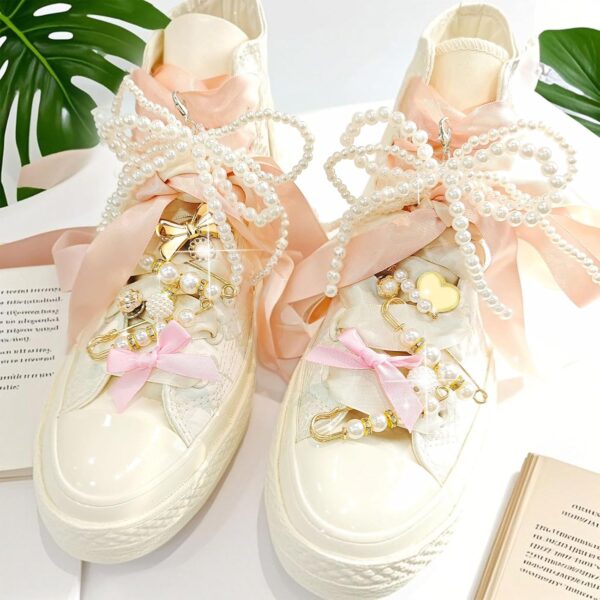 30PCS Womens Shoe Charms for Sneakers Cute Lace Accessories ...