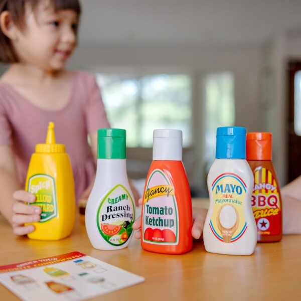 Melissa & Doug 5-Piece Favorite Condiments Play Food Set Pla...