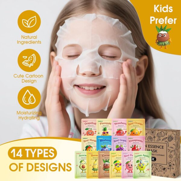 126 Pack Sheet Hydrating Face Masks Skincare for Women, Bulk...