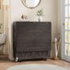 Space Saving Folding Dining Table, Farmhouse Foldable Dining...