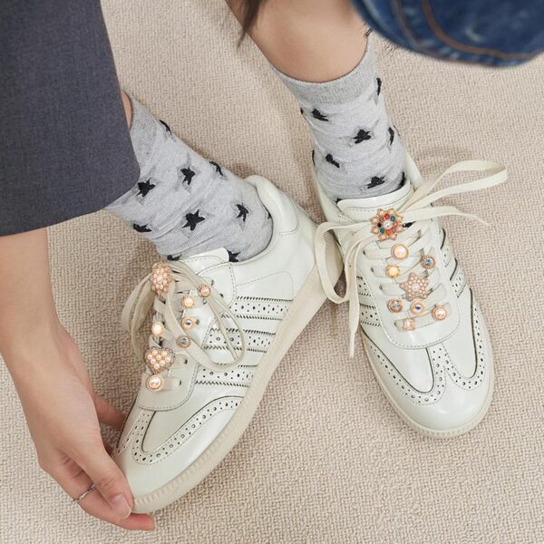 54 Pcs Charms for Socks Safety Pins Junk Sock Charms Pins, G...