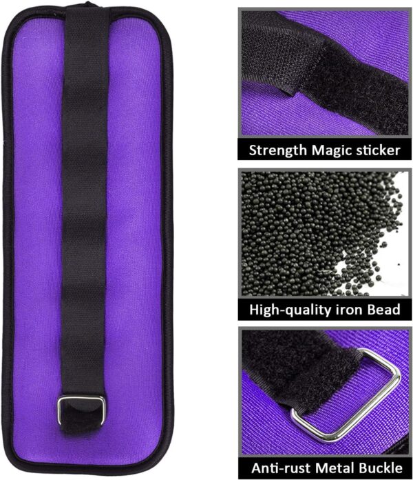 Ankle/Wrist Weights, Small Leg Arm Hand Cuff Weights for Wom...