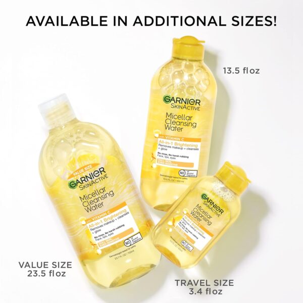 Garnier Micellar Water with Vitamin C, Facial Cleanser & Mak...