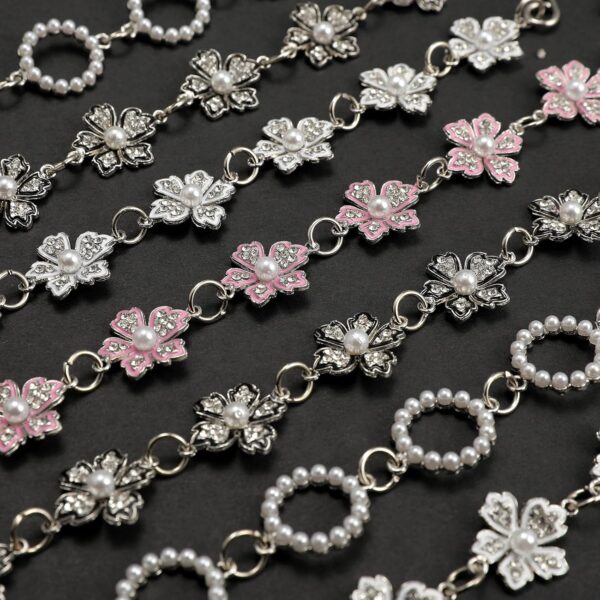 Pack of 17pcs Bling Shoe Charms for Women, Pair of Pearl Sho...