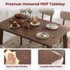 Tangkula Dining Table Set for 4, Dinette Set with Table and ...