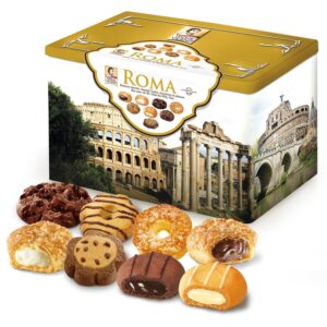 Matilde Vicenzi Roma Cookie Tin - Italian Pastries & Bakery ...