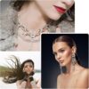 300 Pcs Clear Glass Rhinestone Silver Gemstone Crystal Metal...