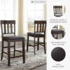 Signature Design by Ashley Haddigan 24" Counter Height Uphol...