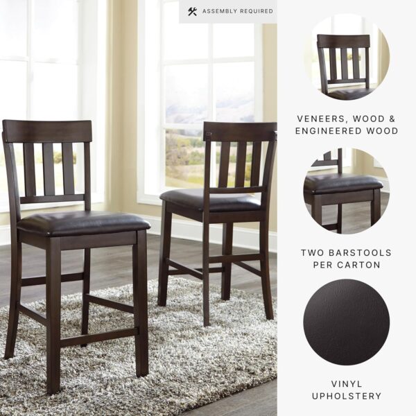 Signature Design by Ashley Haddigan 24" Counter Height Uphol...