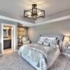 ZGLAOJT 4-Lights Close to Ceiling Light，Black Light Fixture ...