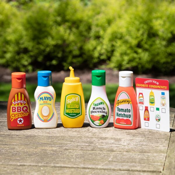 Melissa & Doug 5-Piece Favorite Condiments Play Food Set Pla...