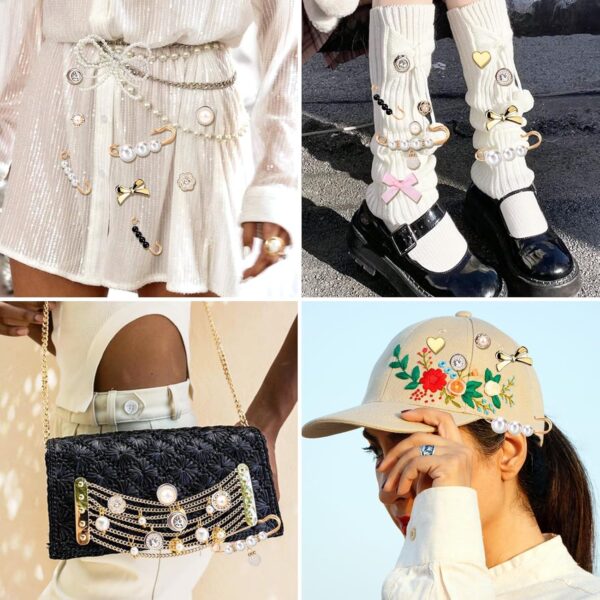 30PCS Shoe Charms for Sneakers - Lace Charms Contain Bows/Cl...