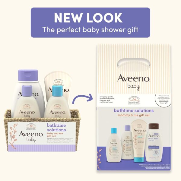 Aveeno Baby Bathtime Solutions Mommy & Me Gift Set, Baby Was...
