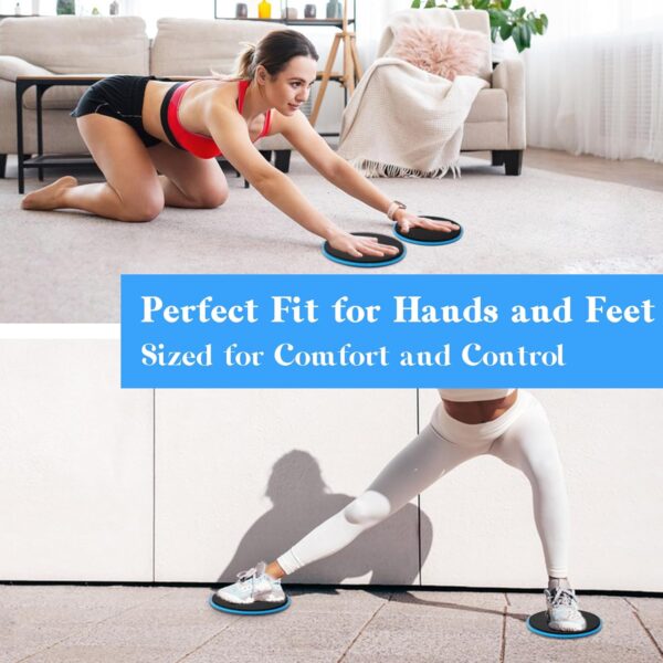 ZILLEEN Exercise Sliders for Working Out Fitness Discs for P...