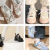 28Pcs Shoe Charms for Sneakers Bow Shoe Lace Charms Junk Soc...