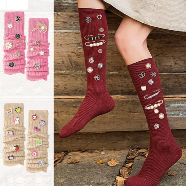 Sock Charms for Socks for Women, 41 PCS Junk Socks Charms Ki...