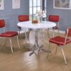 Coaster Home Furnishings Retro 1950s Soda Fountain Diner 5-P...