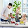 Sorbus® Buffet Caddy — 7-Piece Stackable Set Includes Plate,...