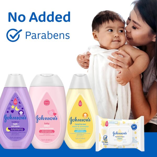 Johnson's Baby Here Comes Baby Gift Set, Baby Essentials for...