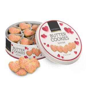 Mattigan's Pink Heart Butter Cookies Danish Style Cookie, 12...