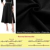 VFSHOW Womens Pleated Notch Neck Front Slit Buttons Pockets ...