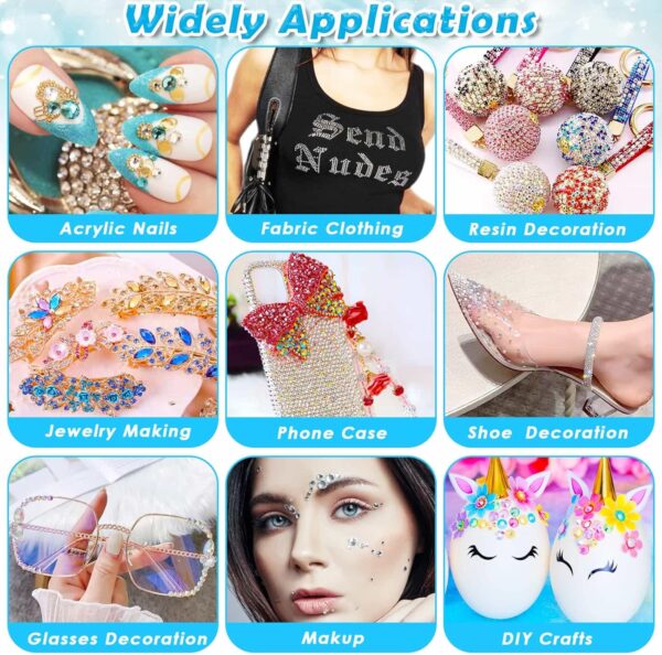 shynek B7000 Jewelry Glue with Rhinestones for Crafts, 6300P...
