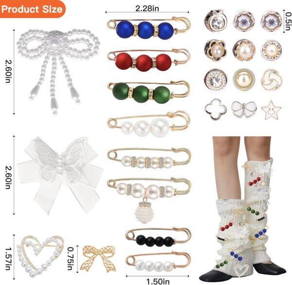 36PCS Shoe Charms for Sneakers,Jewelry Bows Charm Decoration...