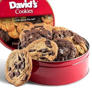 David's Cookies Assorted Fresh Baked Decadent Cookie Gift Ti...