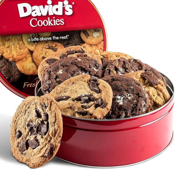 David's Cookies Assorted Fresh Baked Decadent Cookie Gift Ti...