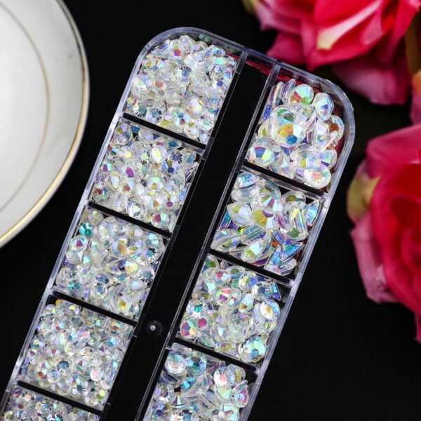 B7000 Clear Glue with 4000PCS Transparent AB Rhinestones for...