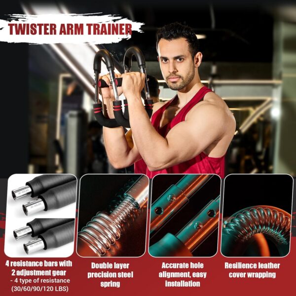 Twister Arm Trainer, Adjustable Twister Arm Chest Exerciser ...