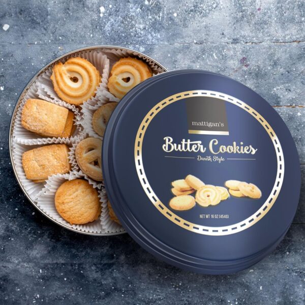 Mattigan's Butter Cookies Traditional Danish Style Cookie As...