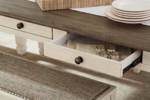 Signature Design by Ashley Bolanburg Farmhouse Dining Table ...