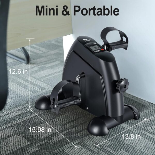 Mini Exercise Bike, himaly Under Desk Bike Pedal Exerciser P...