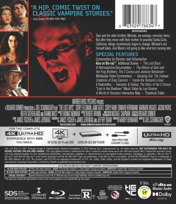 Lost Boys, The (4K Ultra HD + Blu-ray) [4K UHD]