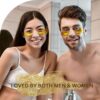 Under Eye Patches (30 Pairs), 24K Gold Under Eye Mask for Pu...