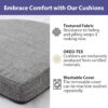 Chair Cushions for Dining Chairs with Ties and Removable Cov...