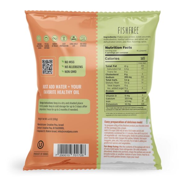 Plant-Based Meat: Vegan Fish Substitute Made from Pea Protei...