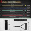 VEICK Resistance Bands, Exercise Bands, Workout Bands, Resis...