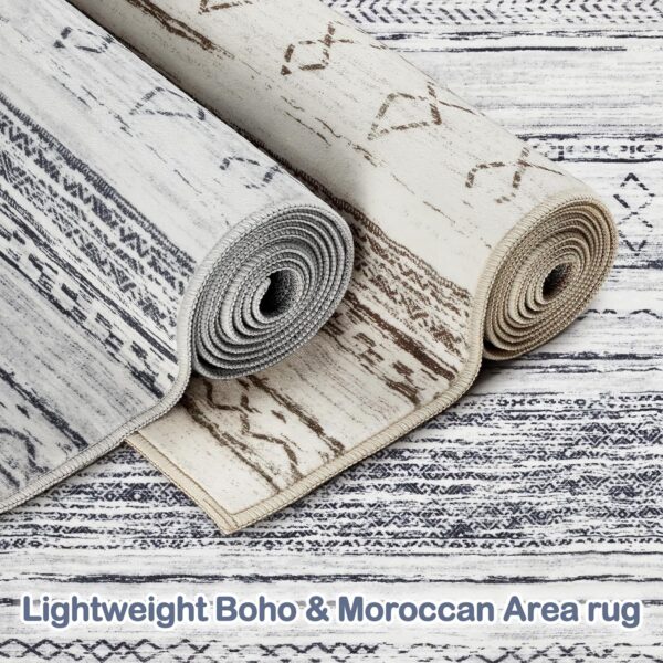 Tortania Area Rug Living Room Rugs - 5x7 Washable Large Soft...